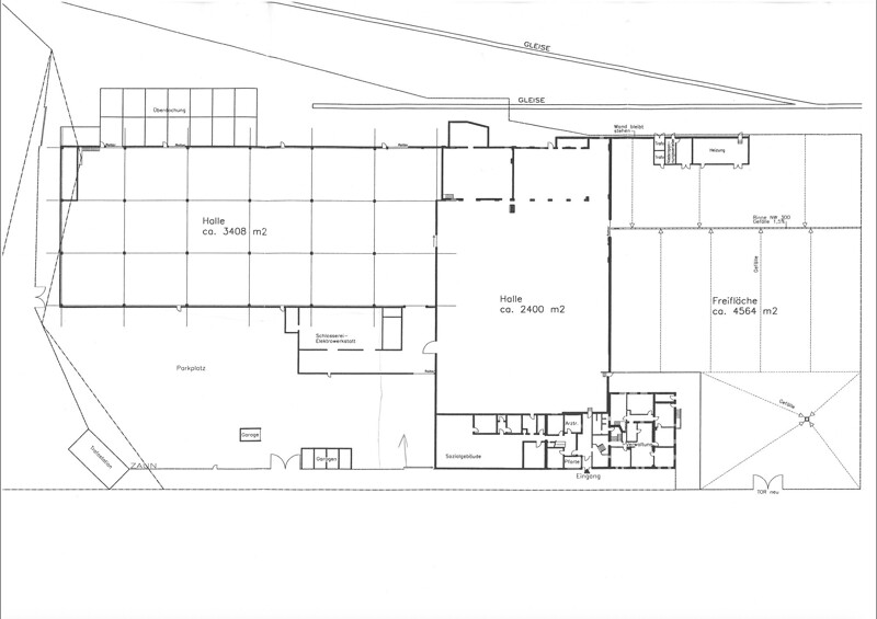 Grundriss Hallen